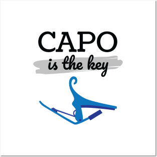 Capo is the Key Blue Capo Light Theme Posters and Art